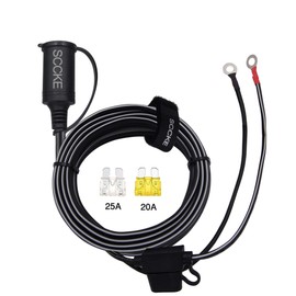 SCCKE 10FT 14AWG Adapter Plug Socket with Eyelet Terminal