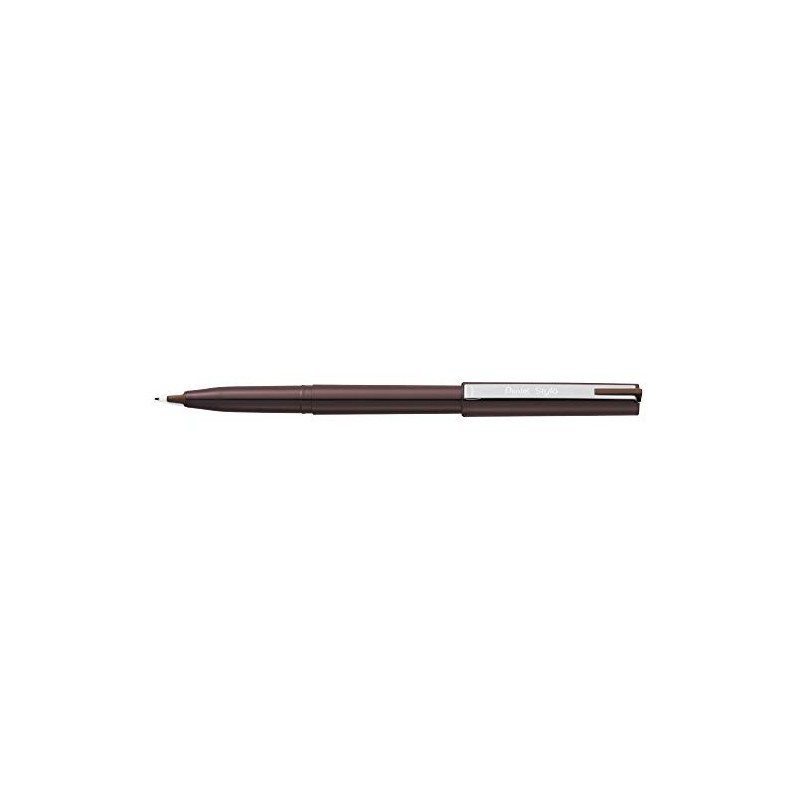 Pentel JM20-SP Felt-Tip Pens Set of 12 Sepia