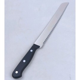 WÜSTHOF WUSTHOF GOURMET 8" BREAD KNIFE, Stainless Steel, Black Triple-Rivet Handle, NEW