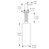 Matte Black Kitchen Sink Soap Dispenser GAPPO Countertop Pump Hand