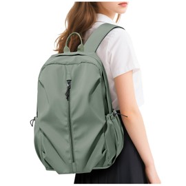 HYC00 School Backpack Teenager Girls School Bag Backpack Girls Teenager School College Backpack Women's Backpack Casual Daypack Laptop Backpack 15.6 Inch Women's Daypack Book Bag, I3-green (light), M
