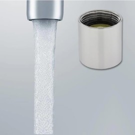 Neoperl Small Faucet Aerator Tom Thumb Size PCA Perlator Full Flow 2.2 GPM Stream Housing/Washer/Insert (Female Aerated), Yellow