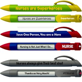 Greeting Pen Nurse Appreciation Pens- #2 Canister with 36 Pens 9040-Canister