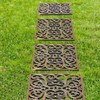 Pangda 8 Pcs 12 x 12 Inch Rubber Stepping Stone