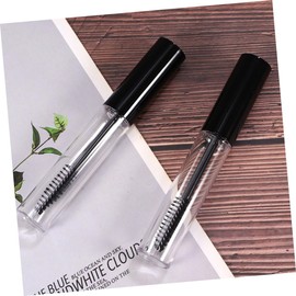 FRCOLOR Portable Mascara Bottles 16pcs 10ml Refillable Eyelash Tube with Clear Lid for Travel