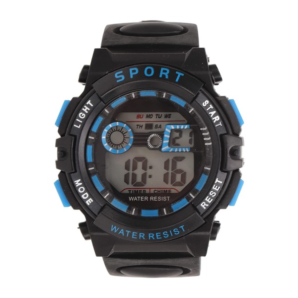 Tbest Electronic Men's Watch, Multifunctional Digital Sports Watch WR50M, Waterproof