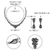 EVER FAITH Mujer Sets de Joyería Cristal Austríaco Elegante Boda