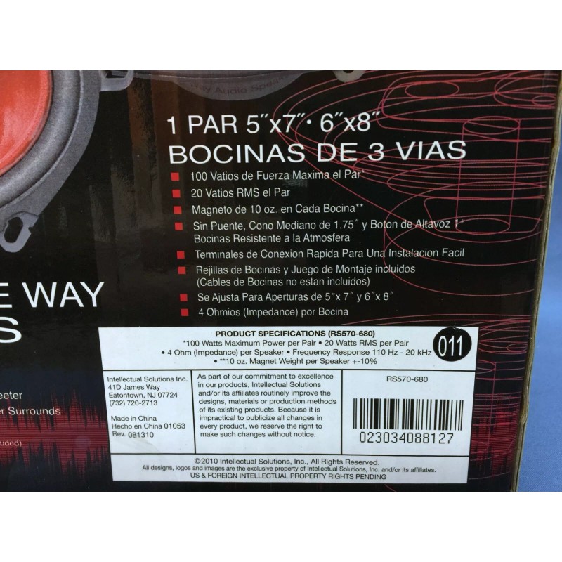 Roadmaster NEW Roadmaster VR3 RS570-680 5" x 7" / 6"