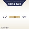 LTWFITTING Brass Barb Splicer Mender 1/4-Inch Hose ID Fitting Air