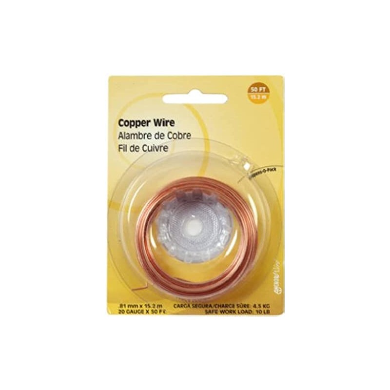 Hillman Fasteners 123128 50-feet 20 Gauge Copper Wire