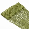 WedDecor Green String Curtains Glitter Fringe Panel Fly Screen Room