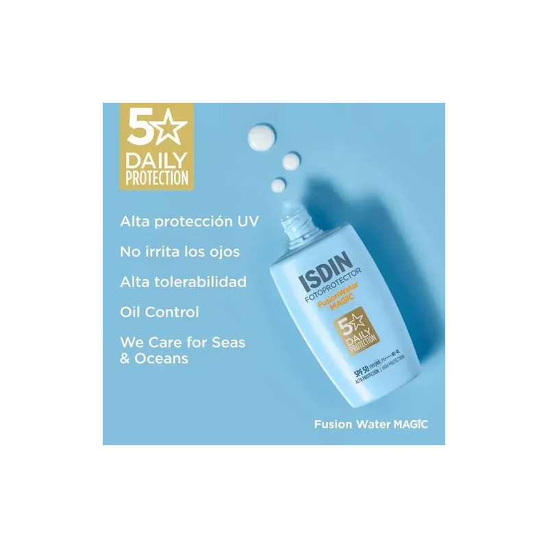 Protector Solar Facial Fusion Water Magic Spf50 Isdin