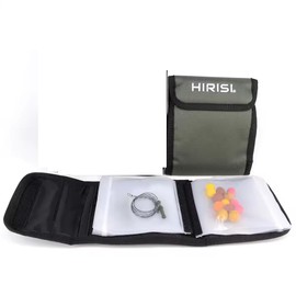 Zmart Hirisi Fishing Rig Bag Tackle Accessory Storage Bag Carp Fishing Tackle Rig Wallet Hair Rig Transparent Carry Bag Fishing Gear Storage Rig Case Tackle Bag Fishing Bag Carp Fishing Supplies Hair