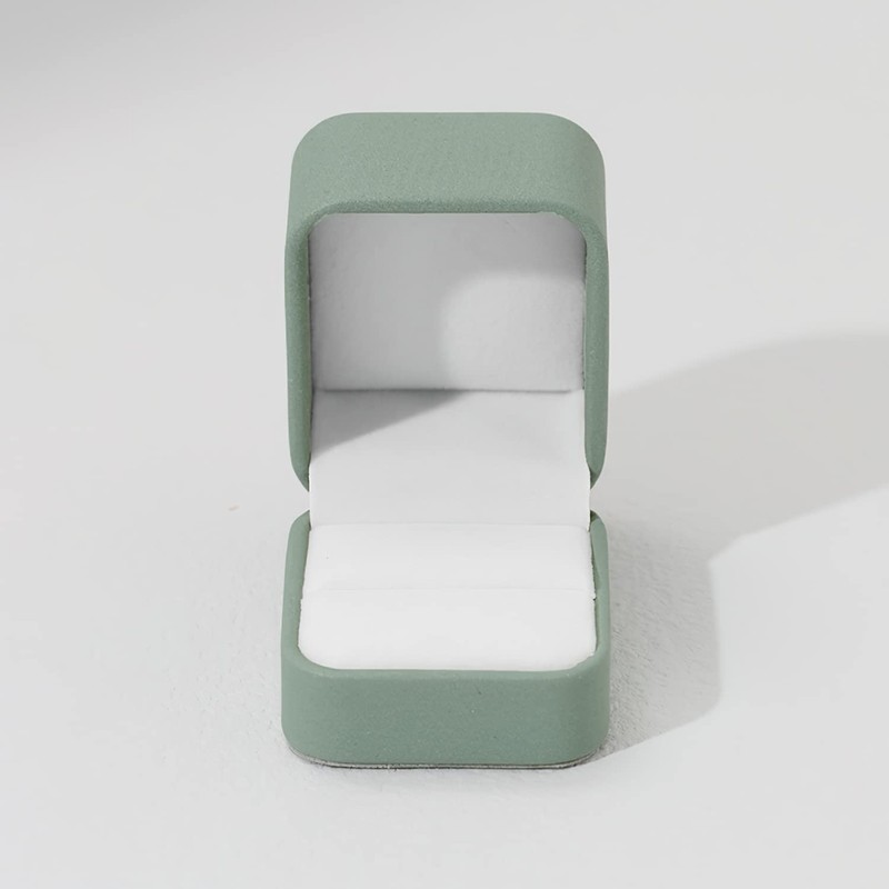 Oirlv Ring Box Ring Storage Box Ring Gift Box Green