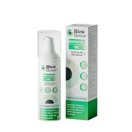 BlinkBetter BetterLids Cleansing Foam, Tea Tree Oil, 50ml, Preservative Free, for Eyelid Care
