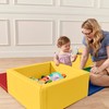 ECR4Kids SoftZone Play Patch Toy Bins, Beginner Playset, Yellow, 2-Pack