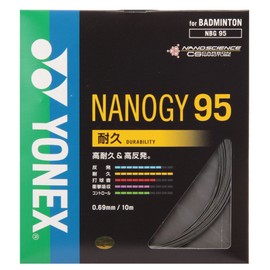 YONEX Badminton Strings, Nanogy 95 (0.69 mm) NBG95 Graphite