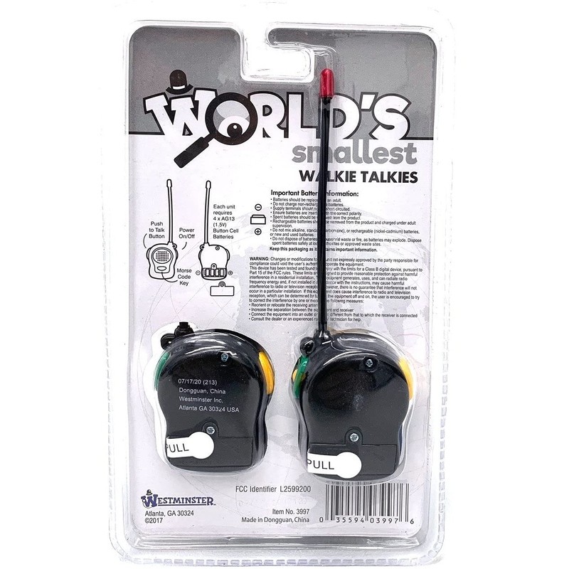 F&T Worlds Smallest Walky Talkies