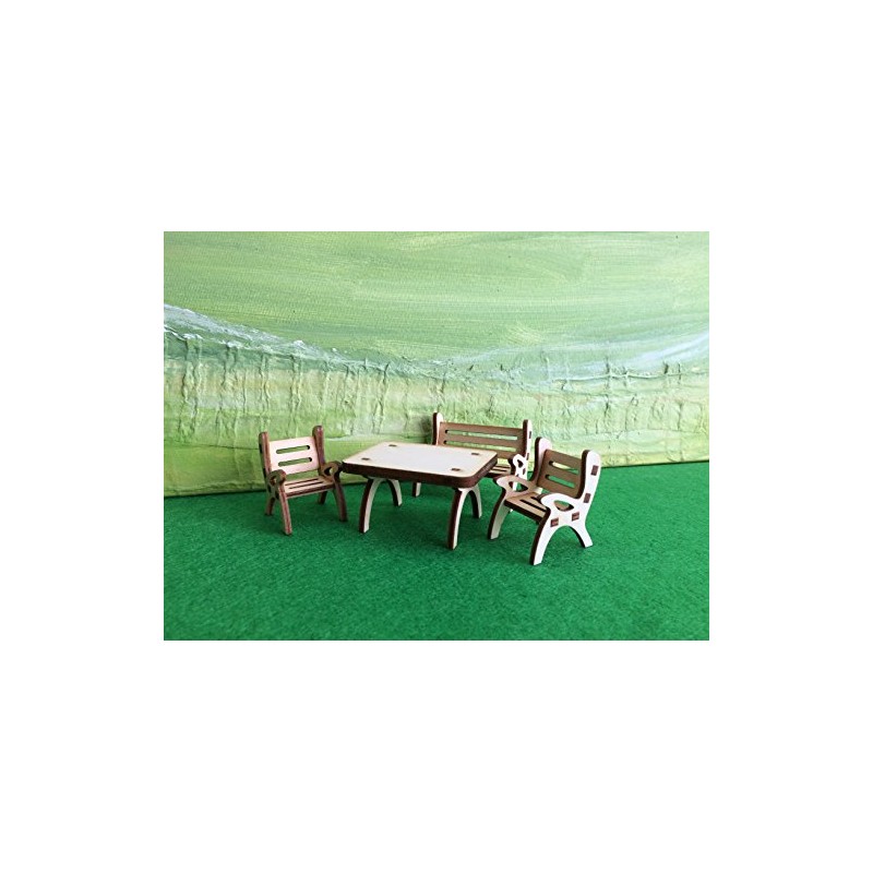Petra's Bastel News 4-Piece Table Set Including Table, 1 x