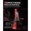 Torchbeam 9008 Fog Bulbs Combo, H13 Fog Light for ATVS,