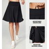 IUGA 20" Knee Length Skorts Skirts for Women with Pockets