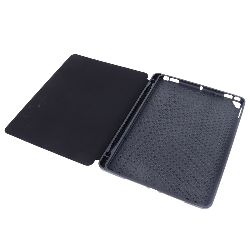 Tablet Case Black Soft TPU Precise Cutouts Pencil Holder Multi