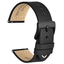 WOCCI Watch Strap, Genuine Leather, Antique Watch Band, Available in 0.67, 0.71, 0.75, 0.79, 0.83, 0.87, 0.94 inches (17, 18, 19, 20, 21, 22, 24 mm), Top-Grain Leather, Quick-Release, Leather