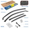 Goodyear Shatterproof in-Channel Window Deflectors for Acura Integra 2023-2025 Hatchback,