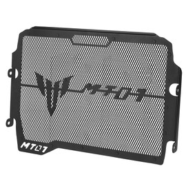 YUANQIAN Motorcycle Radiator Grille Guard Cover Compatible With MT-07 MT07 MT 07 2018 2019 2020 2021 2022 2023 2024-Black