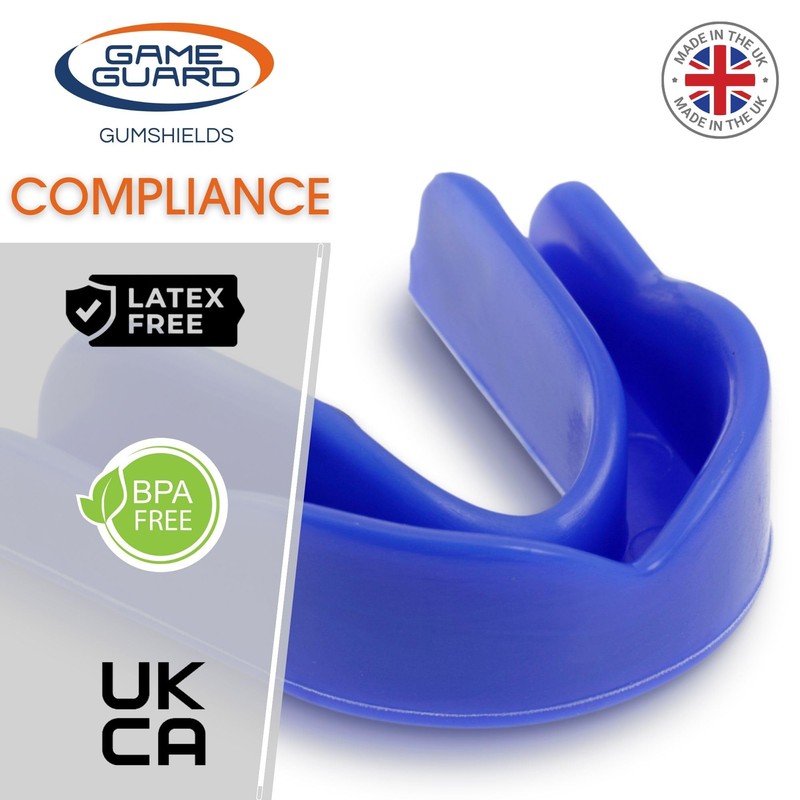 GAME GUARD Boil & Bite Mouth Guard/Gum Shield – Mouldable