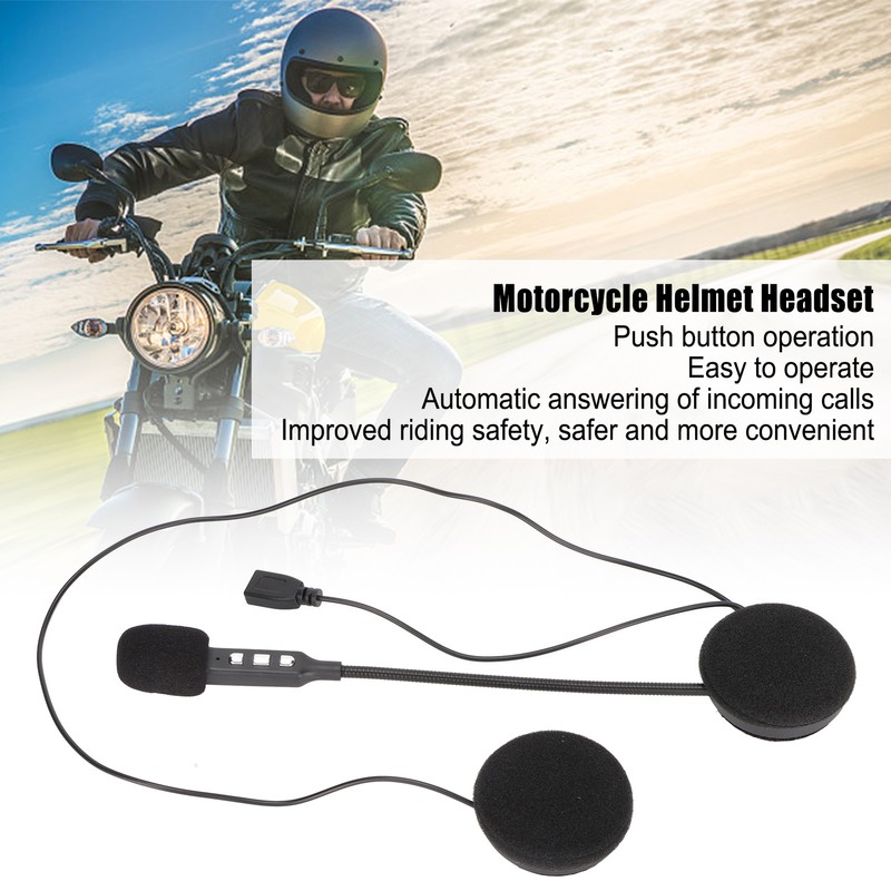 MH06 Motorcycle Helmet Bluetooth Headset Professional Hands Free Waterproof Sports