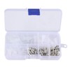 Gasea 120pcs Crimp Terminals Female Spade Connector Wire Terminal Kit