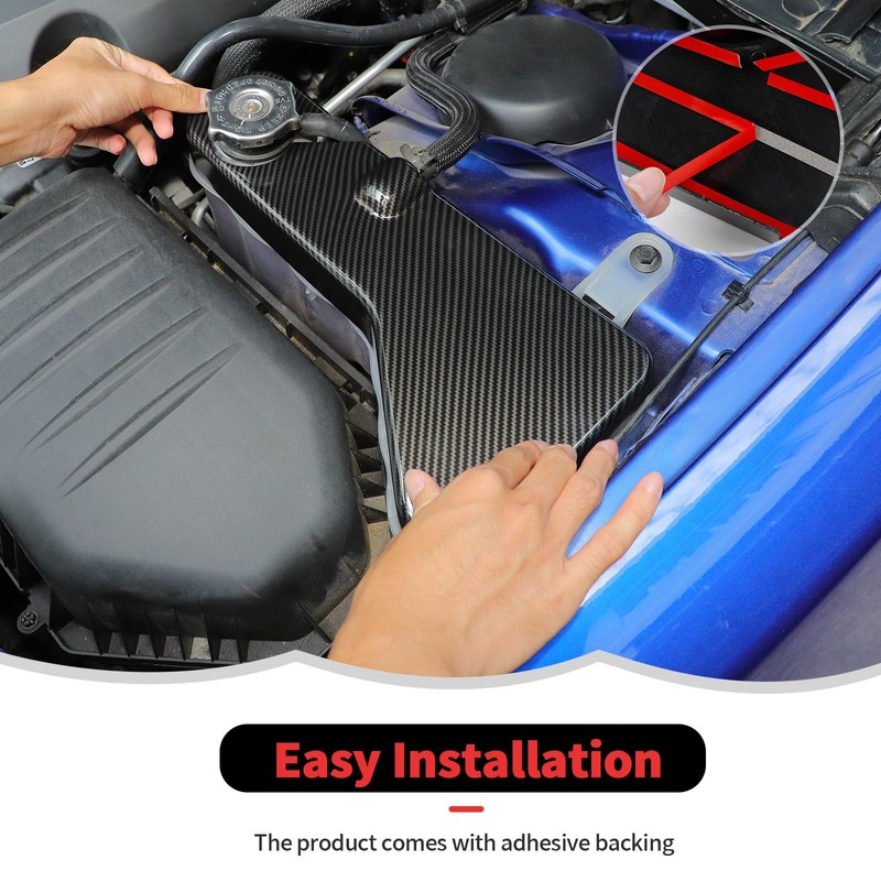 RT-TCZ Coolant Tank Cover Engine Trim Accessories for Dodge Charger/Challenger