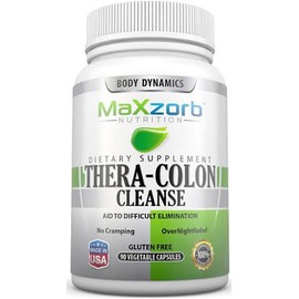 MaXzorb Nutrition Maxzorb Thera-Colon Cleanse: Gentle Digestive Support for a Healthier, Balanced Lifestyle - 90 Capsules