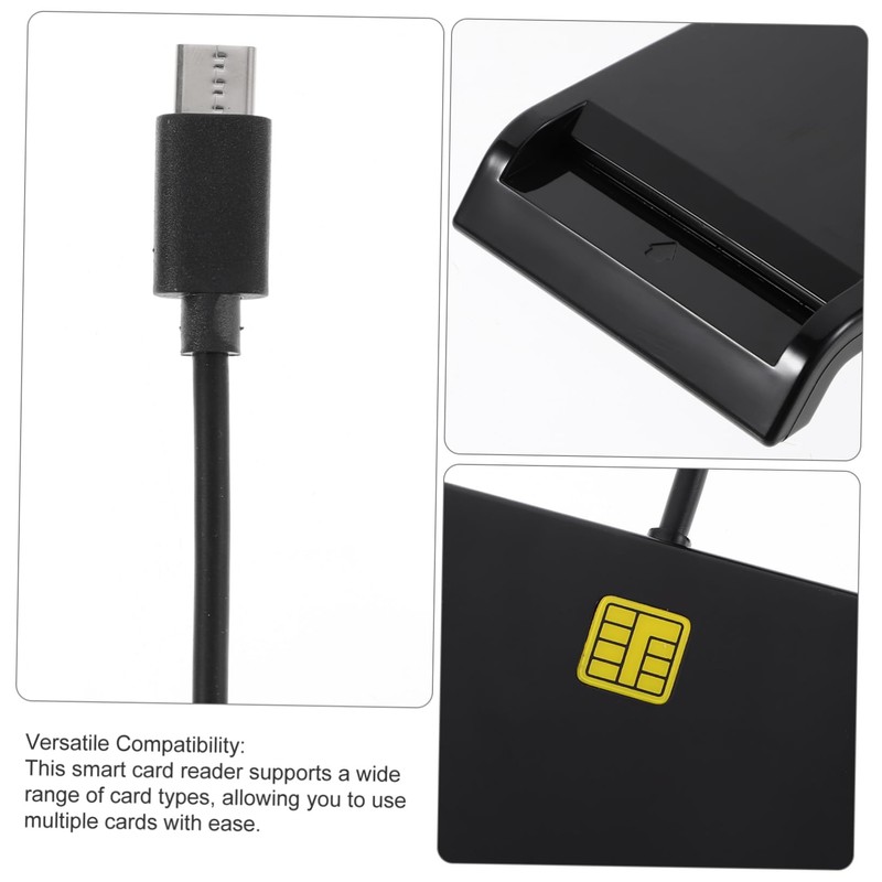 GANAZONO USB Smart Card Reader Multi-Card Reading Device for Windows