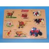 Farm 1 - Wooden Peg Puzzle