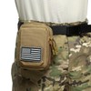 Tactical Molle Phone Pouch EDC Utility Belt Pouch Waist Bag