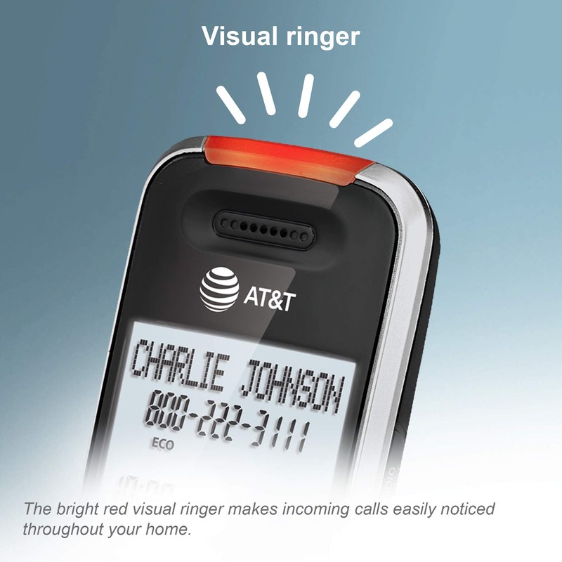 AT&T BL102-2 DECT 6.0 2-Handset Cordless Phone for Home with