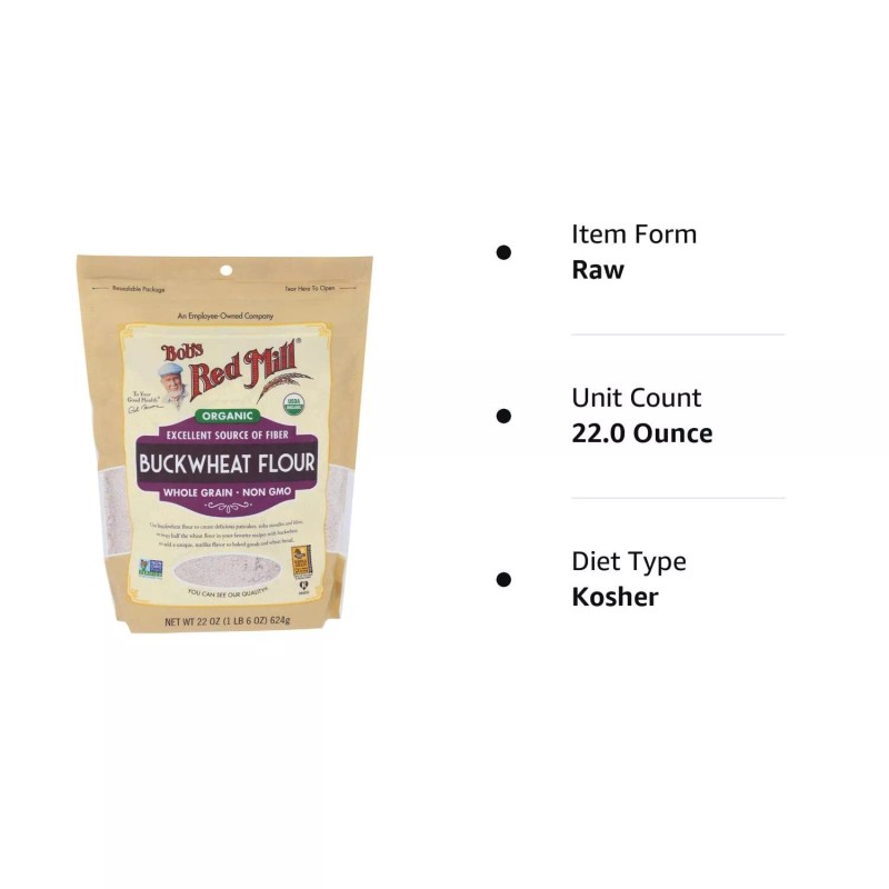 Bob`s Red Mill Bob'S Red Mill Flour Buckwheat 22 Oz
