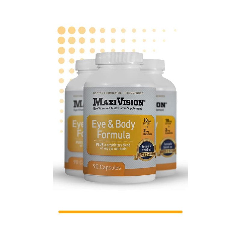 Lunovus MaxiVision Eye & Body Formula 90 Capsules