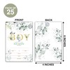 25 Greenery Baby Shower Invitation Cards With Envelopes (4" x