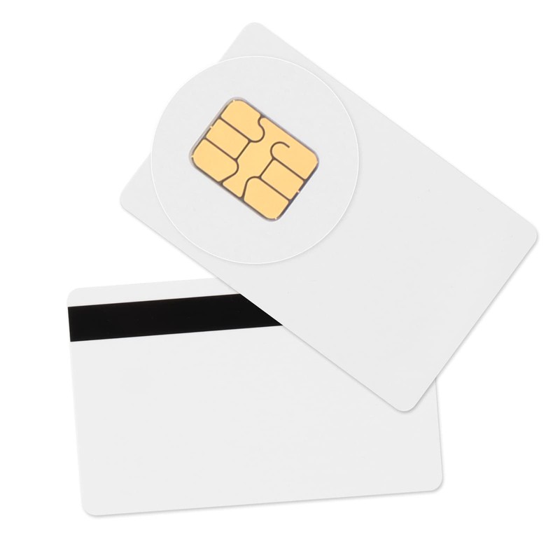 20 Pack SLE4442 Chip Cards with 2 Track 8.4mm HICO