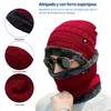 Bluelander Gorros para Invierno con Bufanda Hombre y Mujer, Conjunto
