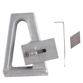 Durlo PVC Plastic Floor Trimmer Kit – Aluminum Alloy Straight Edge Tool & Manual Trimming Tool for PVC/Wood/Rubber Flooring