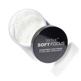 Technic Soft Focus Transparent Loose Powder - Silky & Lightweight Fixing Face Powder - Absorb Oil, Set Makeup And Hide Imperfections & Fine Lines - 50G