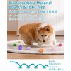 KrauzPet Dog Toys Squeaky, [10 Pack] Soft Puppy Egg Balls,