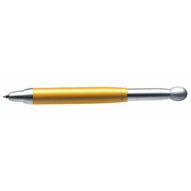 Tombow Ladies Collection Ballpoint Pen Presented in a Yellow Leather Bag - Yellow