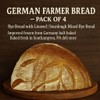 German Farmer Bread Pack of 4 | Rye with linseed.