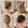 4 Pcs French Hair Pins Metal U Shape Hair Pins