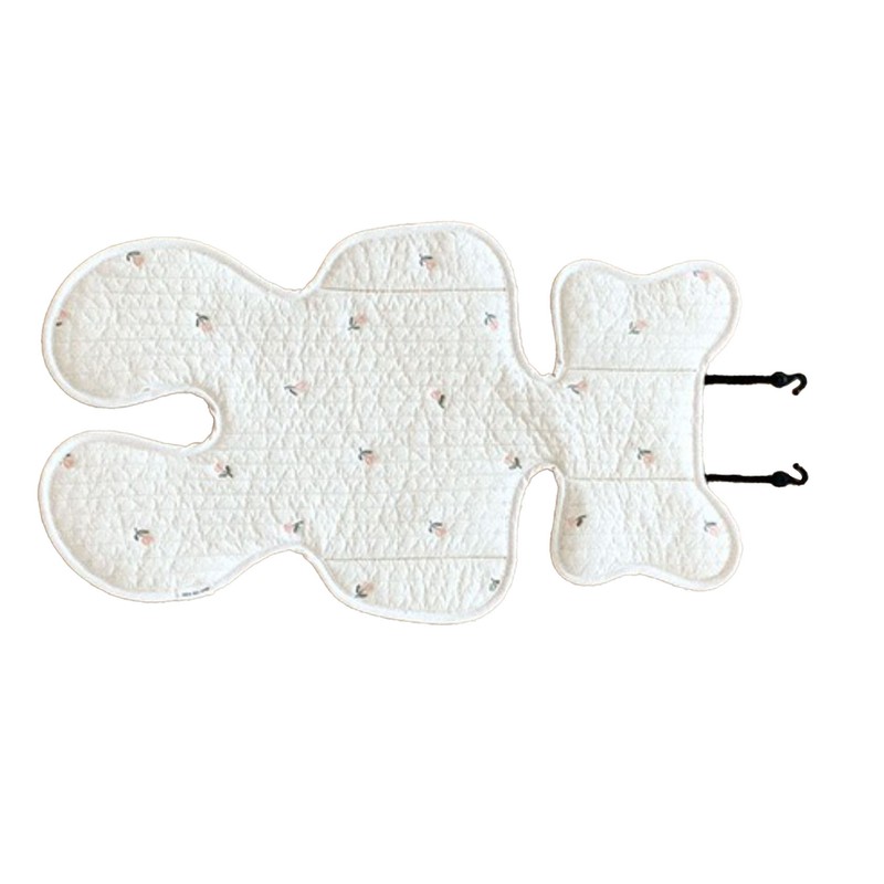 Soft Baby Stroller Seat Cushion Breathable Pure Cotton Infant Car